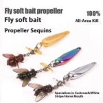 Fly Lure Hook Rotating Propeller Micro Suit